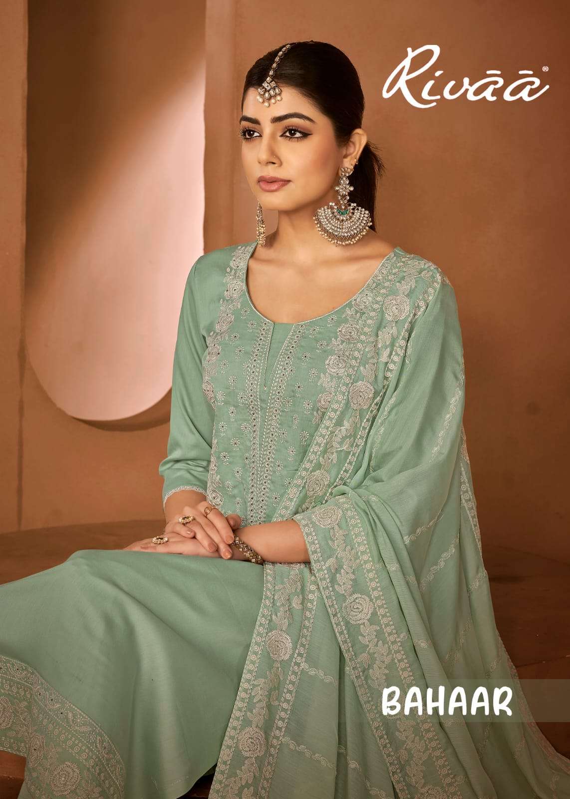 RIVAA BAHAAR FANCY PARTY WEAR DRESS MATERIAL SUPPLIER IN INDIA 