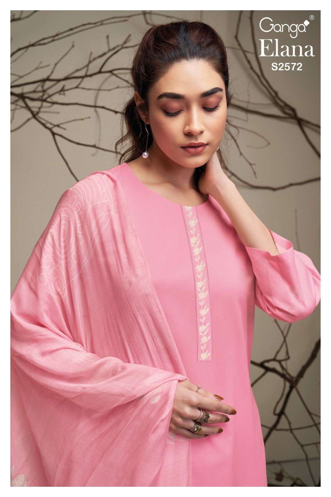 GANGA FASHION ELANA 2572 PREMIUM COTTON LATEST SALWAR KAMEEZ WHOLESALER 