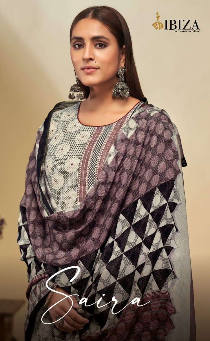IBIZA LIFESTYLE SAIRA LAWN COTTON EMBRODERY WORK SALWAR KAMEEZ ONLINE SUPPLIER 