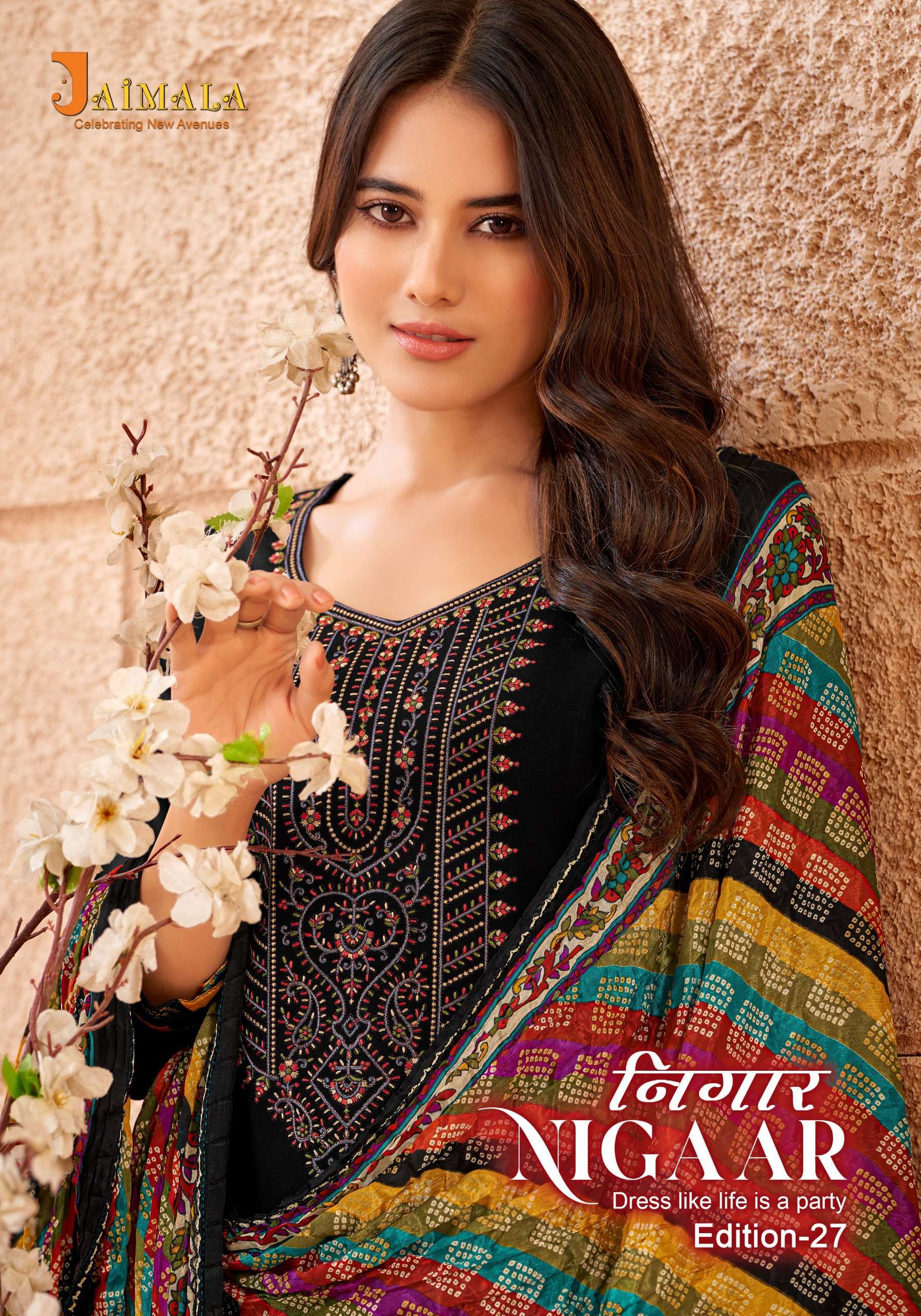 JAIMALA NIGAAR EDITION VOL-27 RAYON EMBRODERY WORK LATEST SALWAR KAMEEZ 