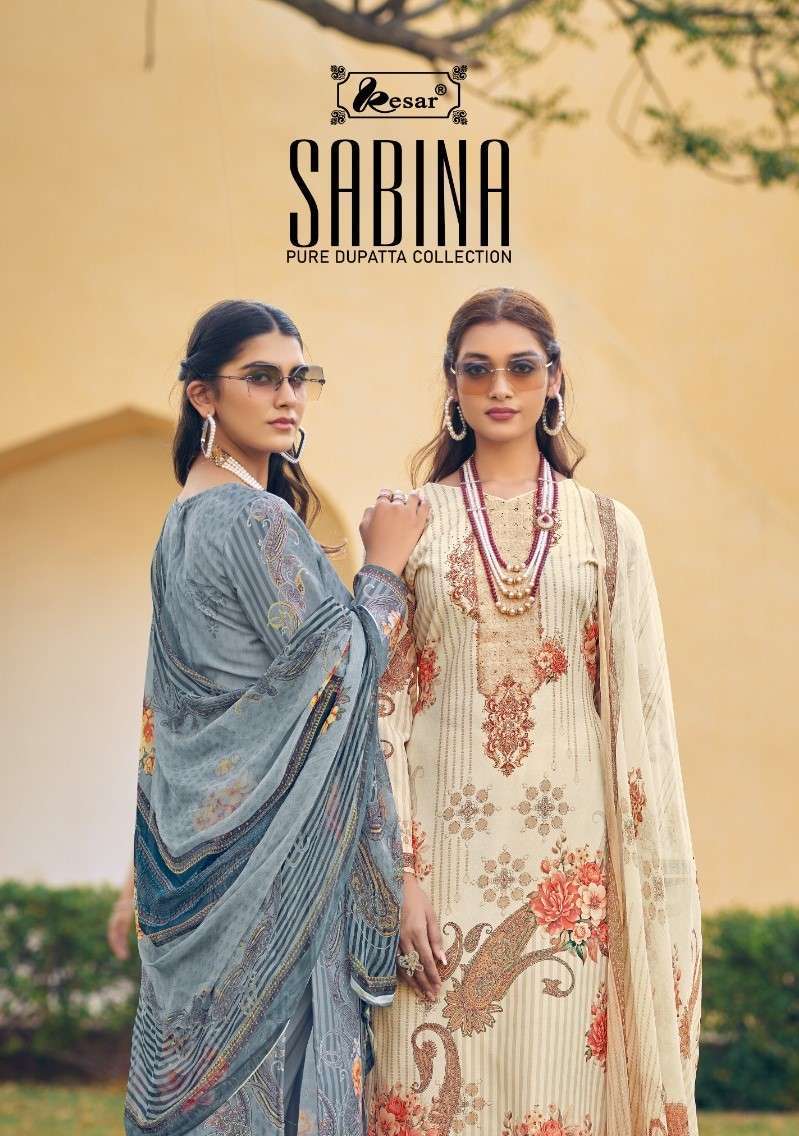 KESAR SUIT SABINA FANCY EMBRODERY WORK PURE COTTON SALWAR KAMEEZ ONLINE SUPPLIER 