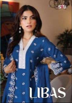 S4U LIBAS VOL 2 LATEST MUSLIN KURTI SUPPLIER IN SURAT 