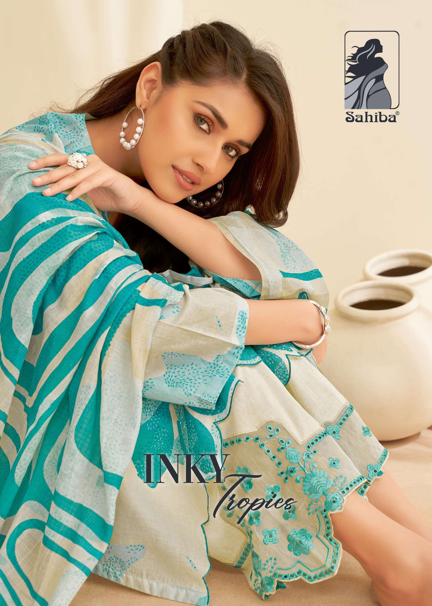 SAHIBA INKY TROPIES VOL-2 PURE COTTON CASUAL WEAR SUIT ONLINE SUPPLIER 