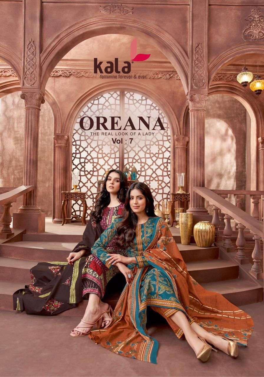 KALA OREANA VOL 7  PURE COTTON PRINTED SALWAR KAMEEZ WHOLESALE SUPPLIER 