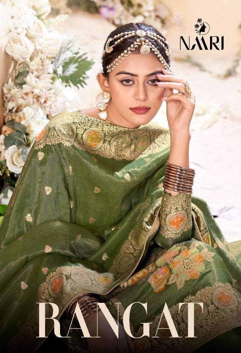 NAARI RANGAT SIMER JACQUARD FESTIVEL WEAR PARTY WEAR SUIT DEALER 