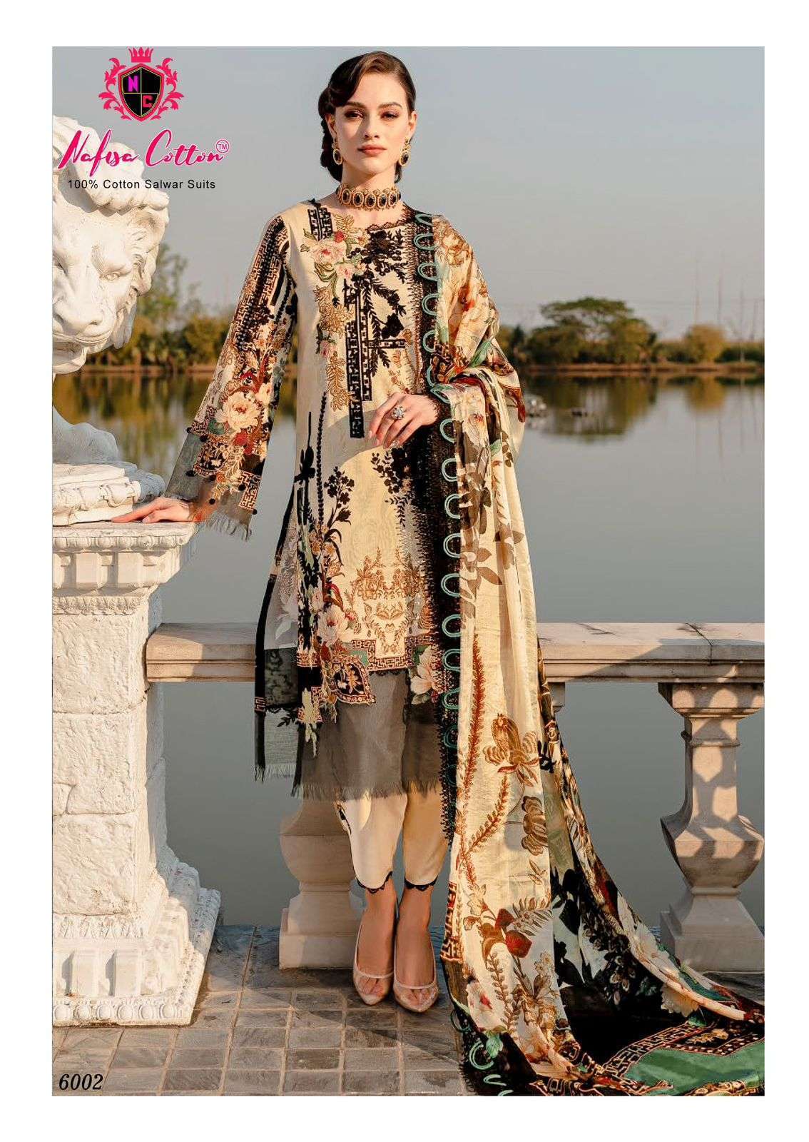 NAFISA COTTON MAHERA VOL 6 SOFT COTTON PAKISTANI PRINTED LADIES SUIT 