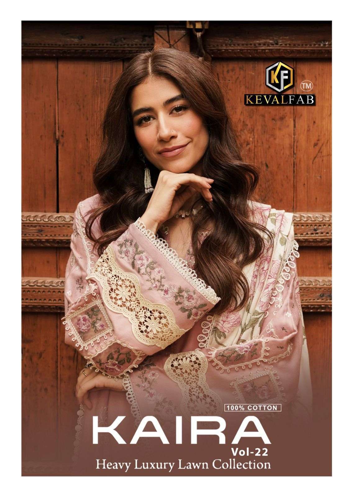 KEVAL FAB KAIRA VOL 22 LAWN COTTON PRINTED PAKISTANI SUIT WHOLESALE RATE