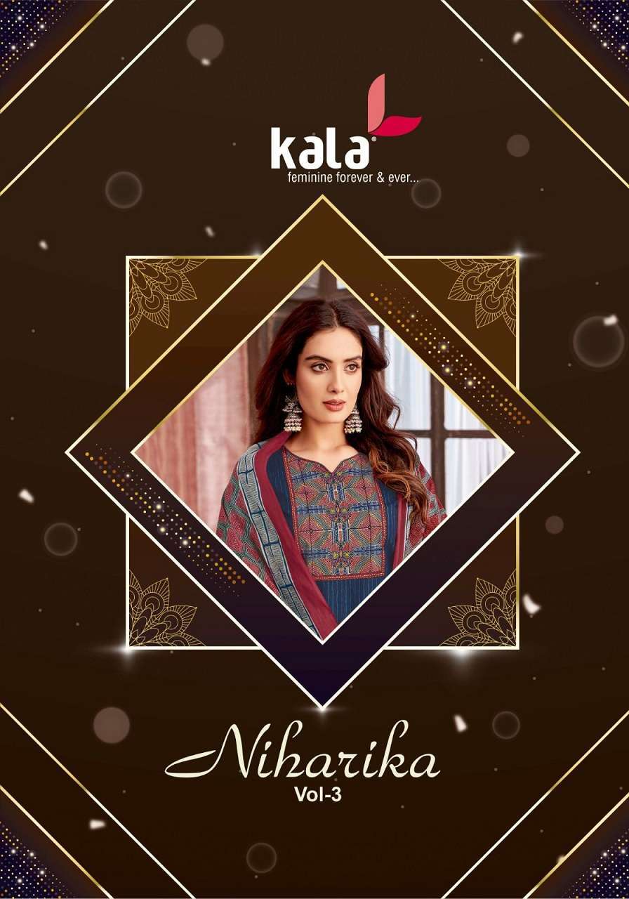 KALA NIHARIKA VOL 3 PURE COTTON PRINTED READYMADE SALWAR KAMEEZ DEALER IN SURAT