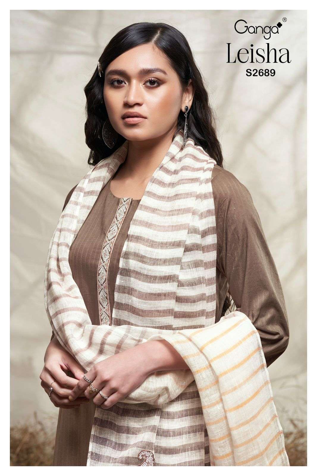 GANGA FASHION LEISHA 2689 PREMIUM COTTON FANCY PRINTED SALWAR KAMEEZ WHOLESALER