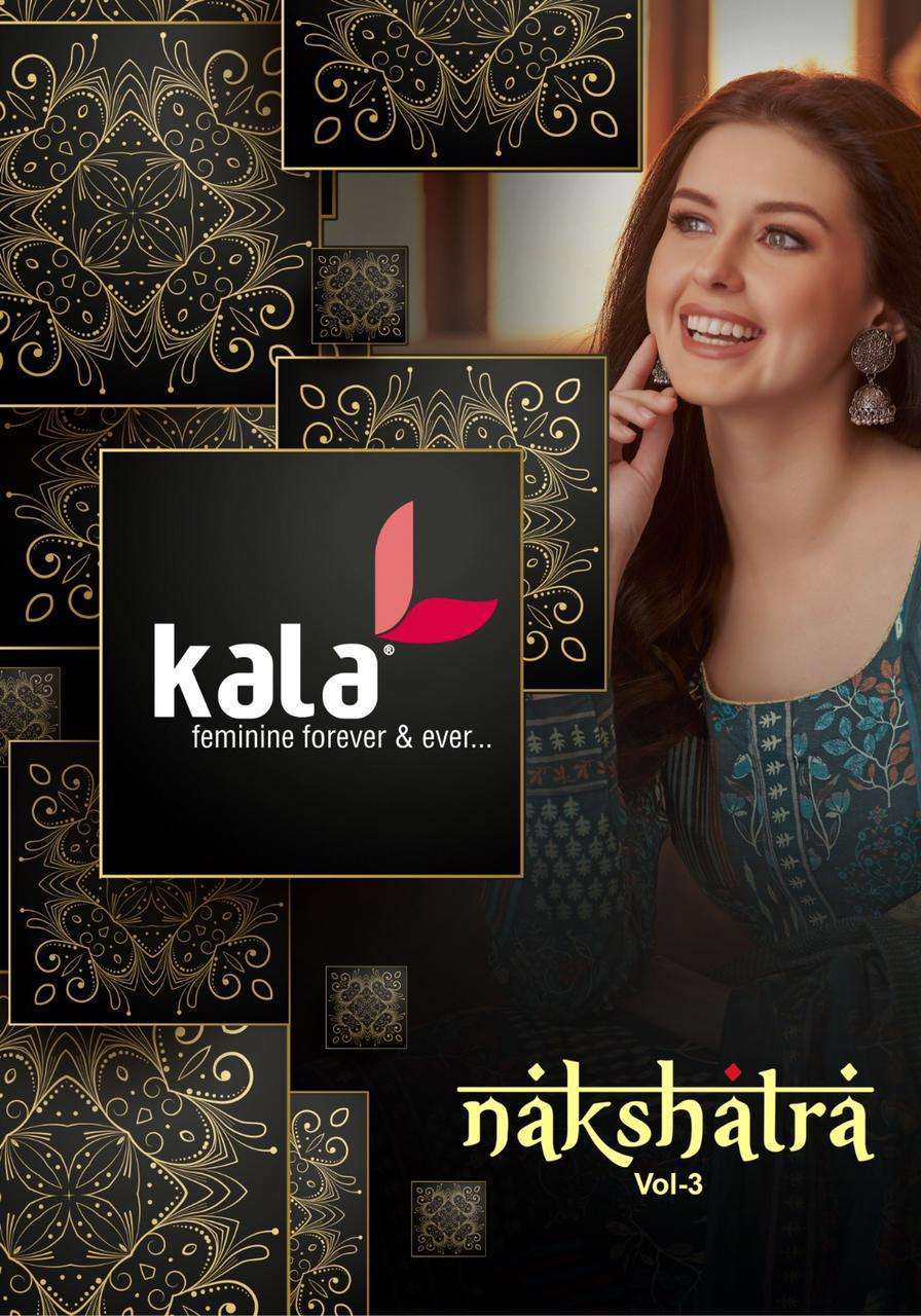 KALA NAKSHATRA VOL 3 PURE COTTON FANCY PRINTED READYAMDE SUIT WHOLESALER 