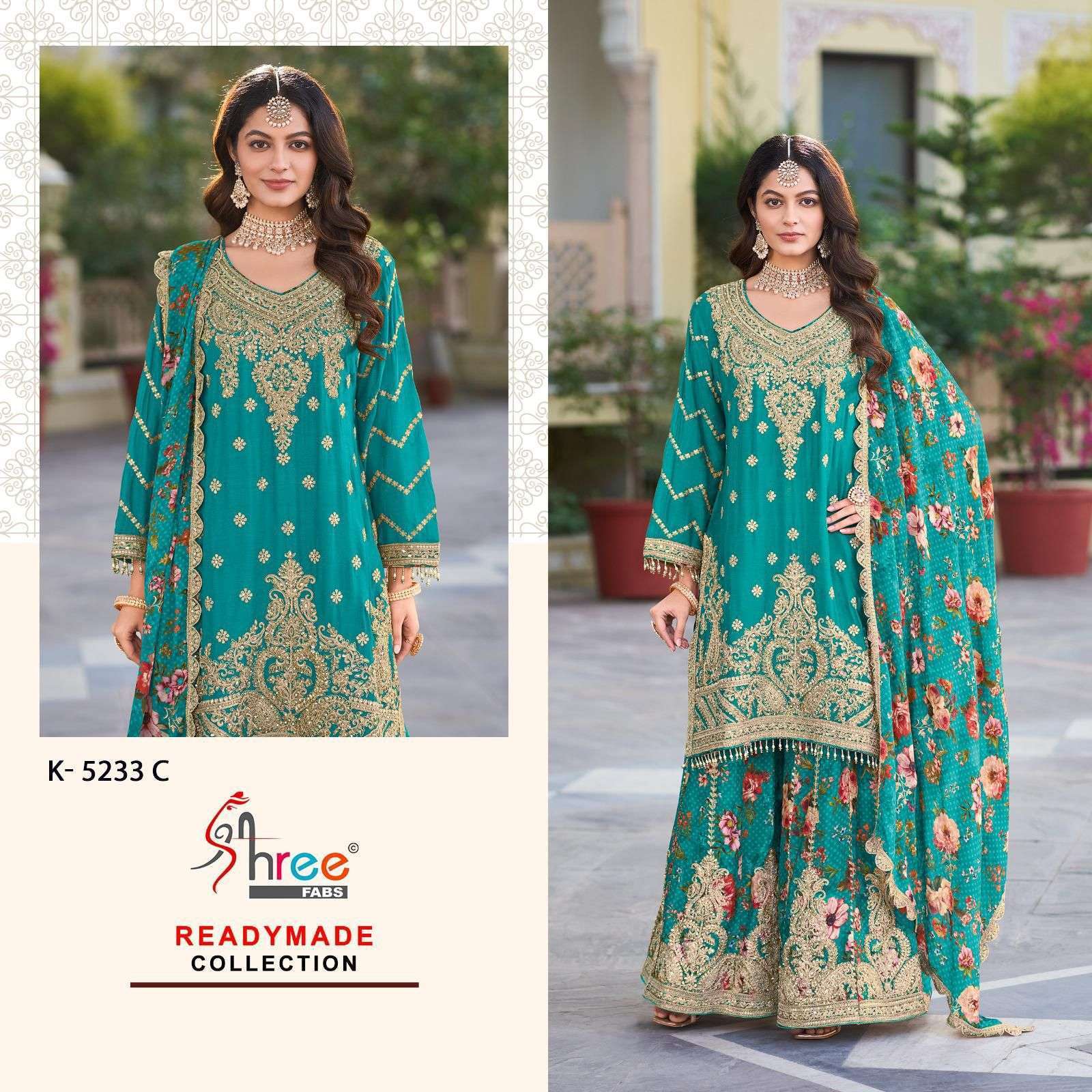 SHREE FAB K 5233 COLOURS BRIDAL WEAR READYMADE PAKISTANI DRESS EXPORTER