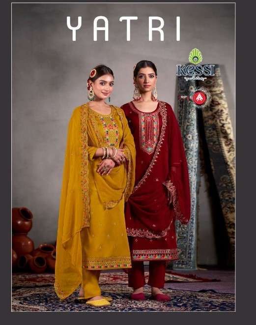 TRIPLE AAA YATRI JAM COTTON EMBRODERY WORK SALWAR KAMEEZ WHOLESALER 