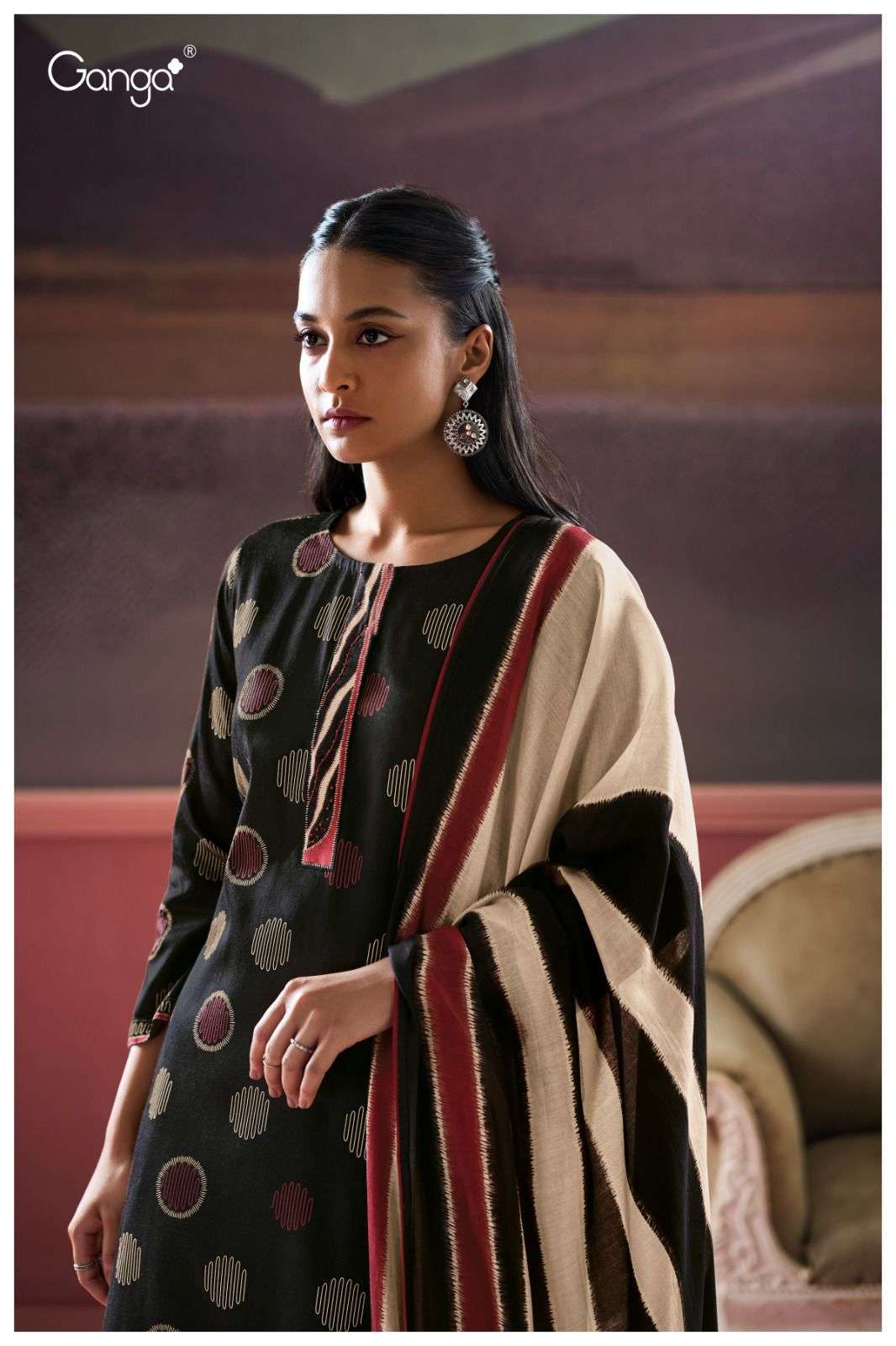 GANGA FASHION AARUSHI 3176 COTTON SATIN PRINTED SALWAR KAMEEZ DEALER IN INDIA
