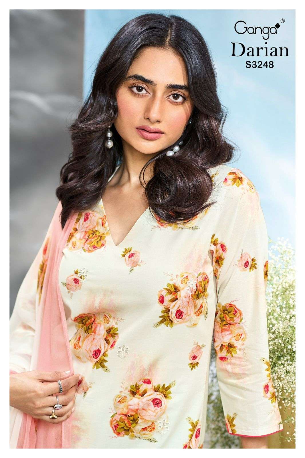 GANGA FASHION DARIAN 3248 FANCY COTTON PRINTED SUMMER SALWAR KAMEEZ DEALER 
