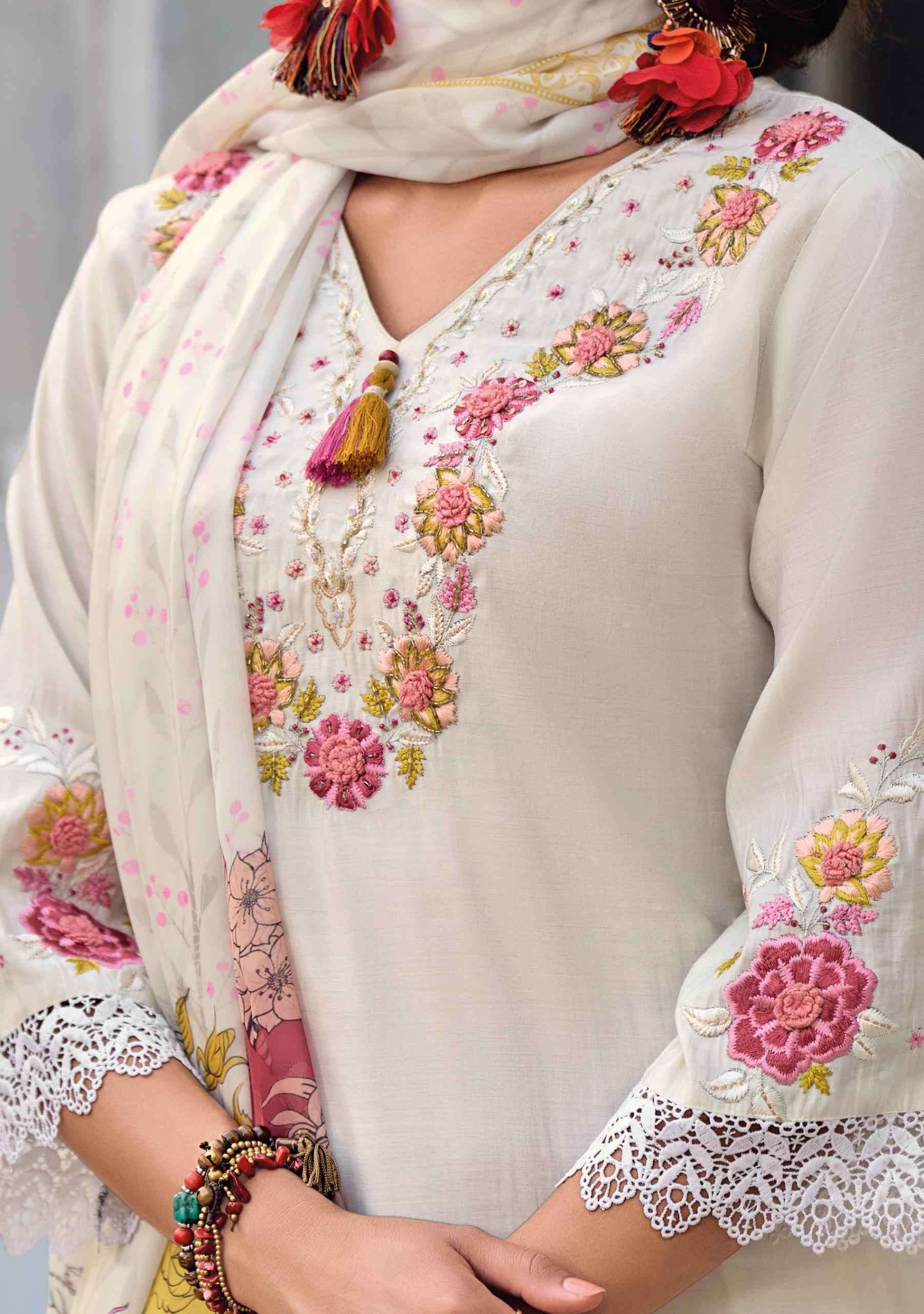 LADY LEELA VARA FANCY KURTI WITH BOTTOM AND DUPATTA SUPPLIER 