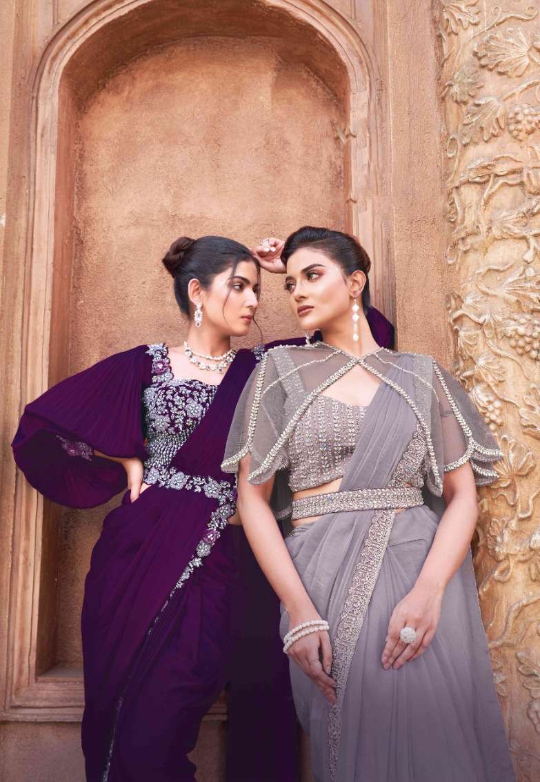 MAHOTSAV 25308 TO 25320 FANCY PARTY WEAR SILK READY TO WEAR SAREE SUPPLIER