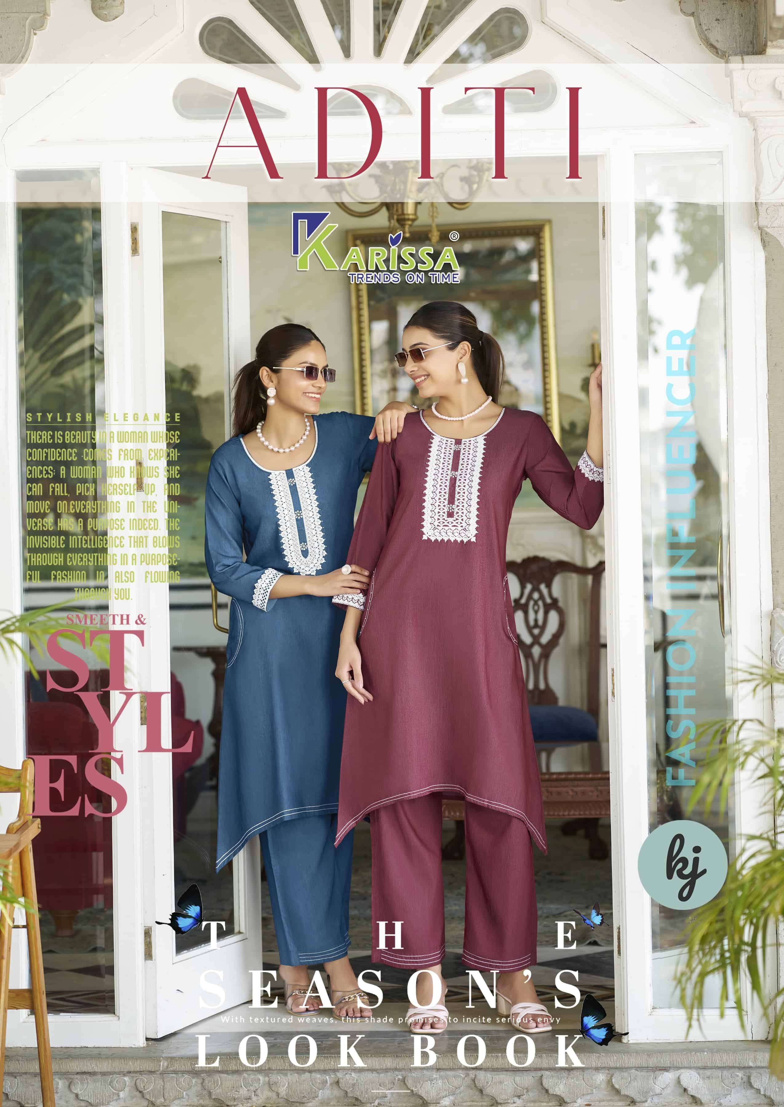 KRISSA ADITI FANCY DEMIN TOP AND BOTTOM COLLECTION SUPPLIER