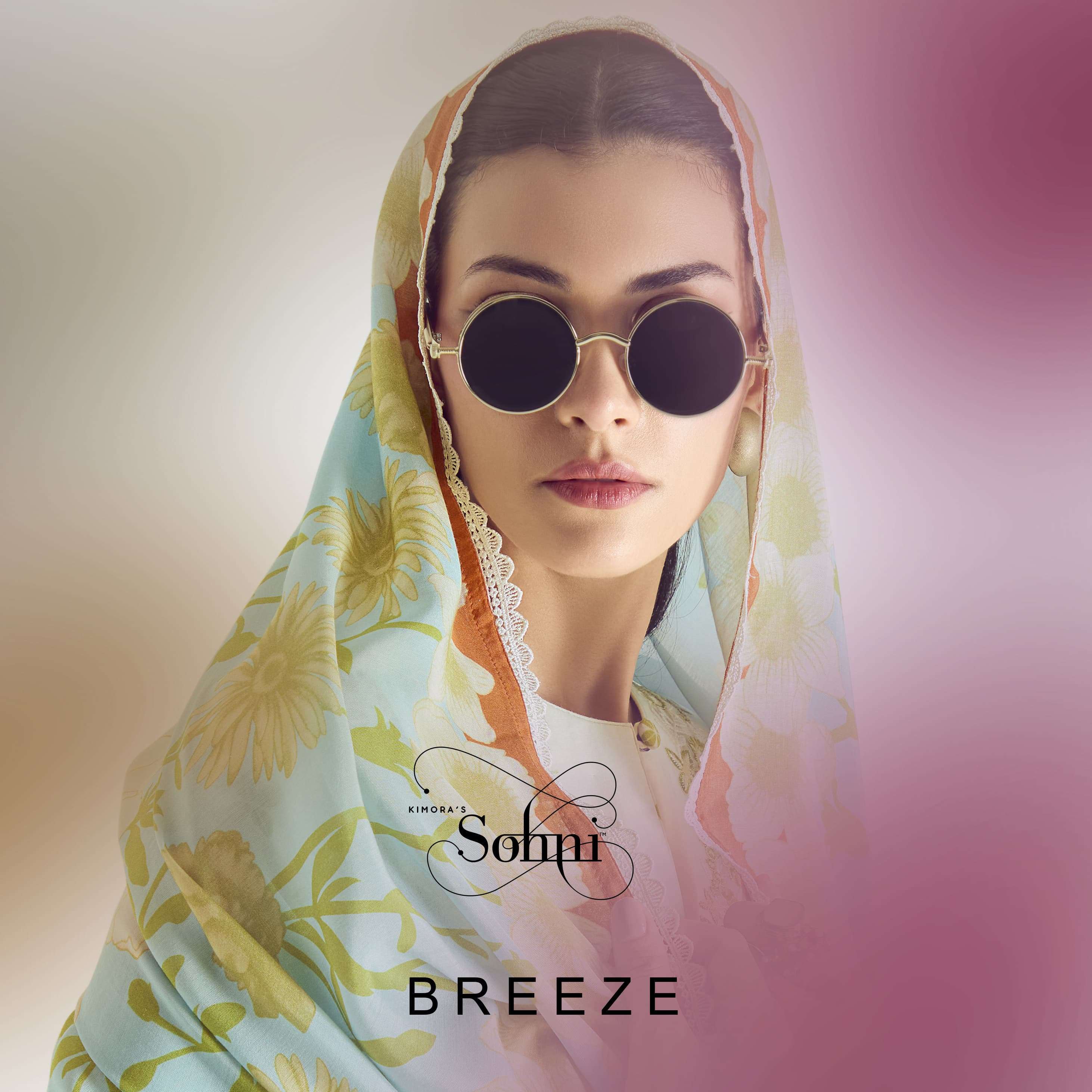 KIMORA SOHNI BREEZE LAWN COTTON DIGITAL PRINTED UNSTITCHED SALWAR KAMEEZ CATALOG EXPORTER