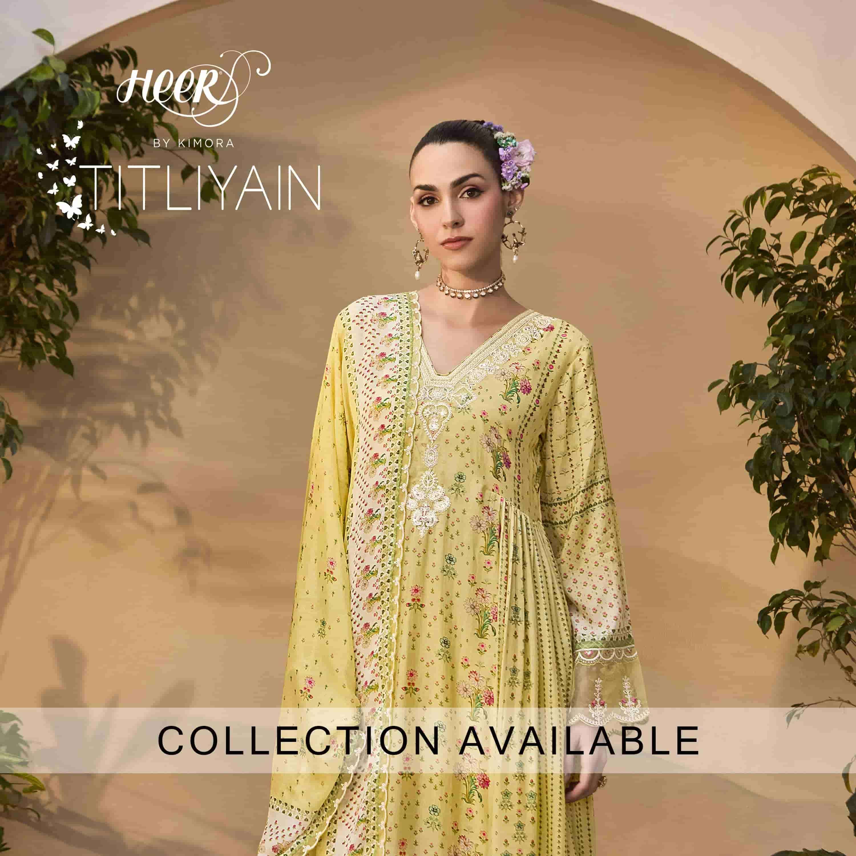 KIMORA HEER  TITLIYAIN PURE MUSLIN DIGITAL PRINTED DESIGNER SALWAR KAMEEZ BEST RATE  
