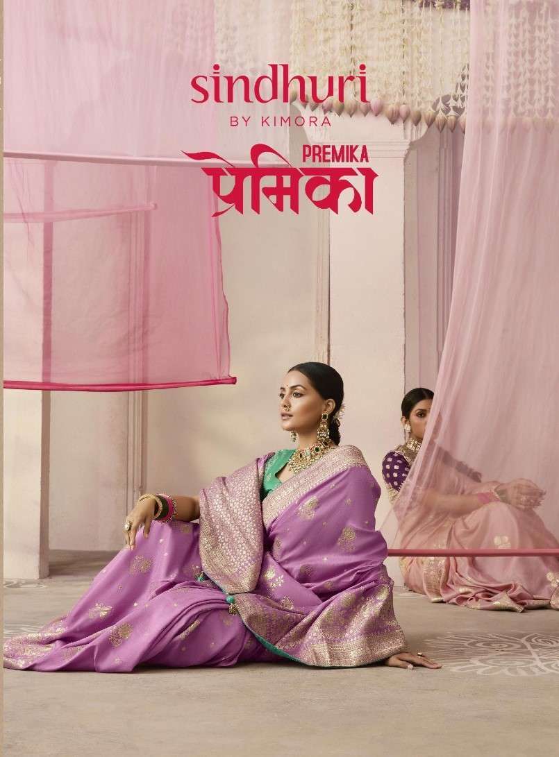 KIMORA SINDHURI PREMIKA 277 TO 287 DESIGNER PARTY WEAR  SILK SAREE CATALOG EXPORTER 