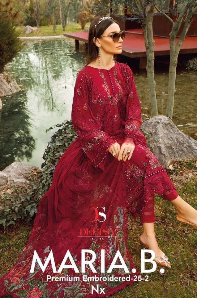 DEEPSY MARIA B PREMIUM EMBROIDERED 25-2  NX STYLISH PAKISTANI SUIT CATALOG SUPPLIER 