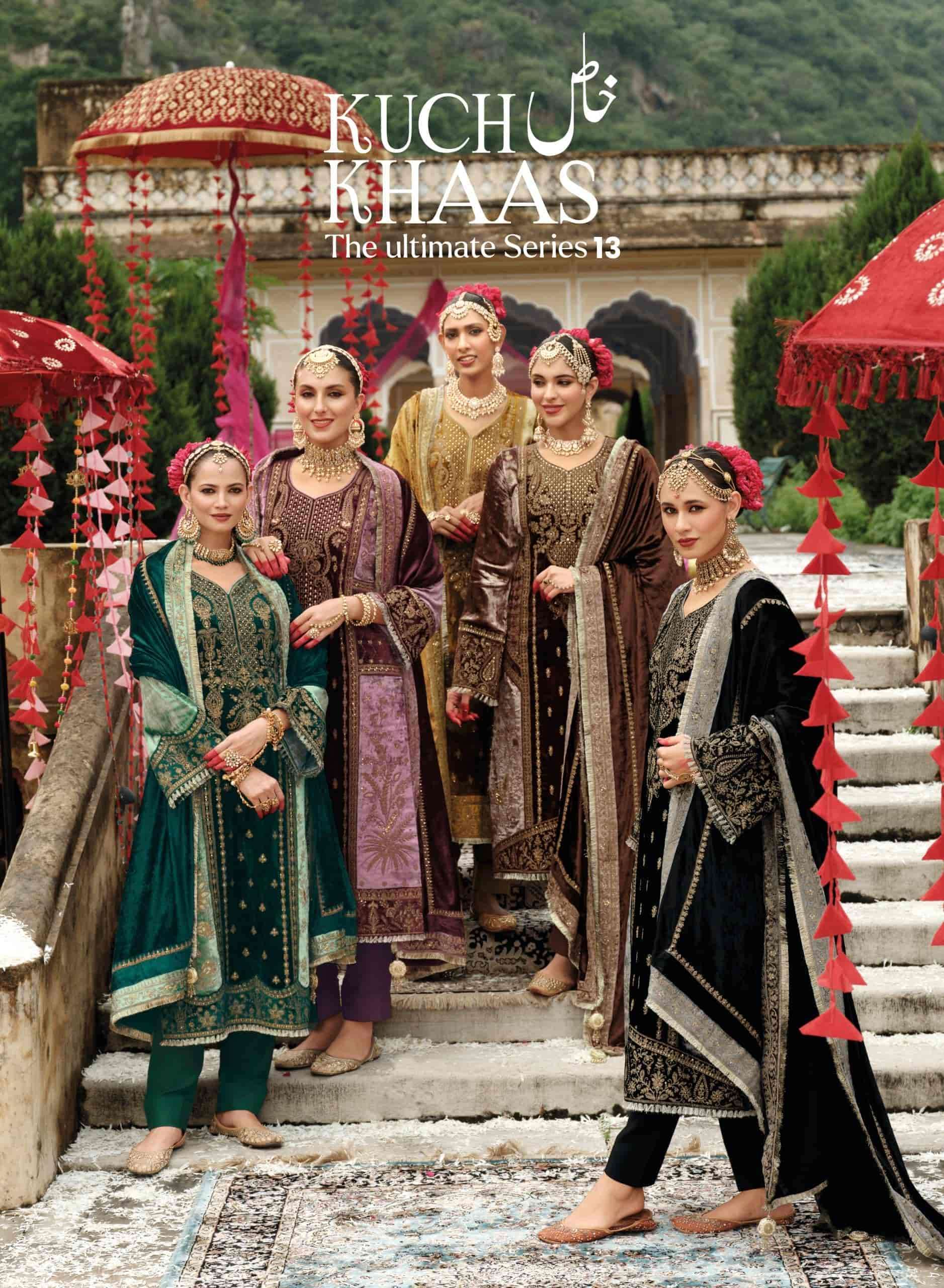 IBIZA LIFESTYLE KUCH KHAAS THE ULTIMATE SERIES 13 BRIDEL VELVET LADIES SUIT CATALOGUE SUPPLIER