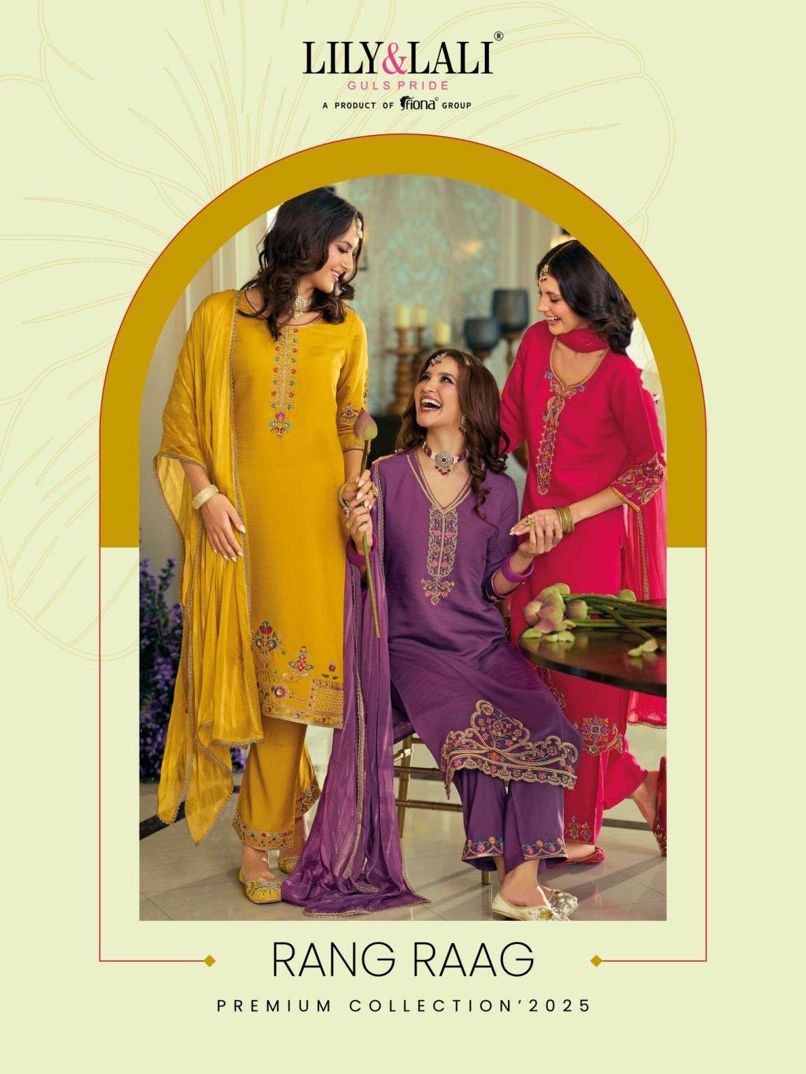 LILY AND LALI RANG RAAG 29601-29604 VISCOSE SILK DESIGNER EMBRODERY WORK KURTI WITH BOTTOM AND DUPPTA COLLECTION SUPPLIER 