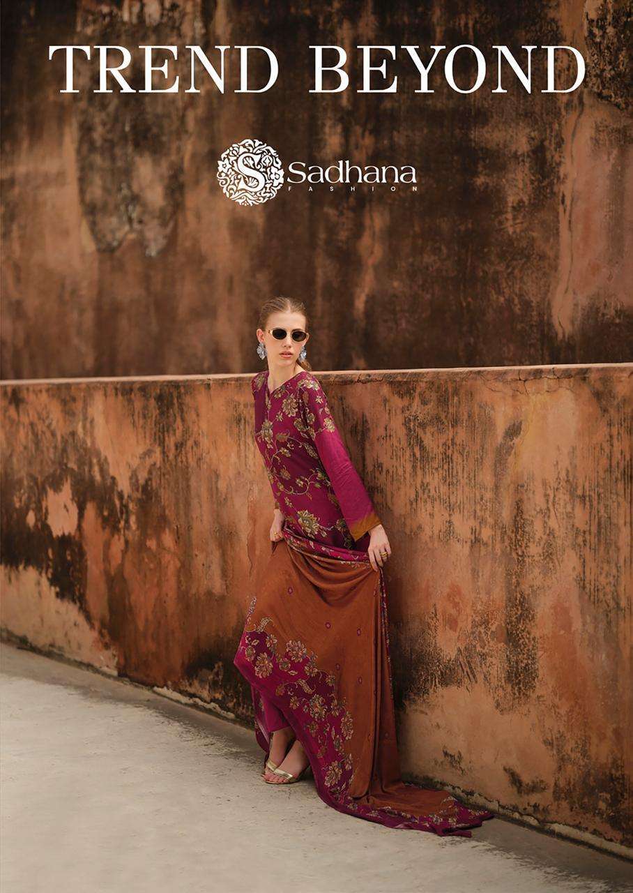 SADHNA FASHION TREND BEYOND VISCOSE PASHMINA DIGITAL PRINTED WINTER SALWAR SUIT DEALER 
