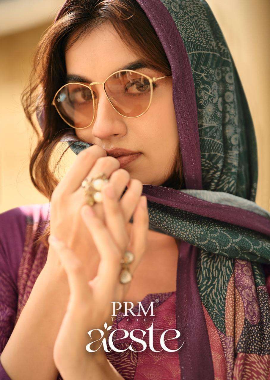 PRM TRENDZ AESTE VISCOSE PASHMINA DIGITAL PRINTED STYLISH WINTER LADIES SUIT DEALER IN INDIA 
