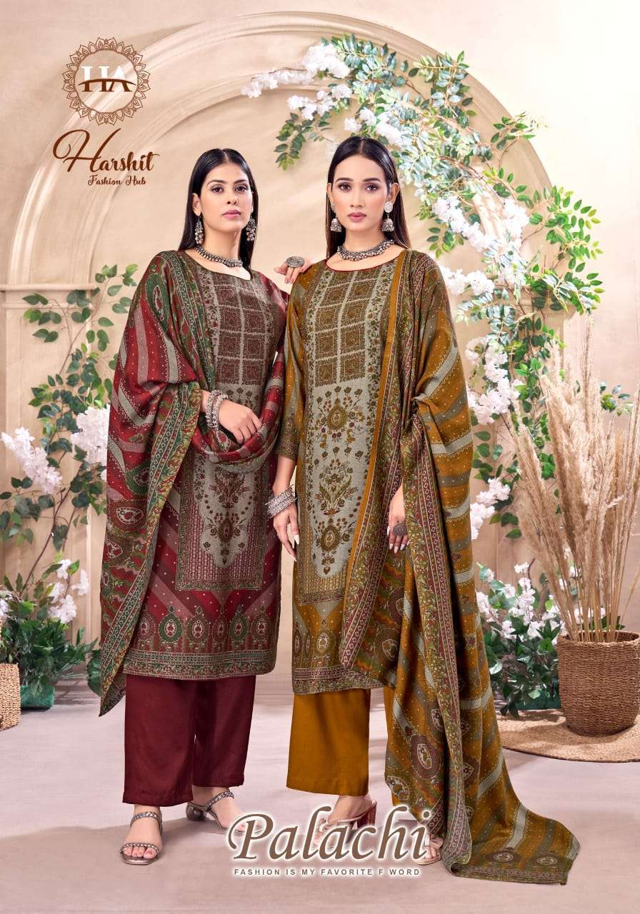HARSHIT FASHION PALACHI PREMIUM WINTER PASHMINA SALWAR KAMEEZ DEALER IN INDIA 