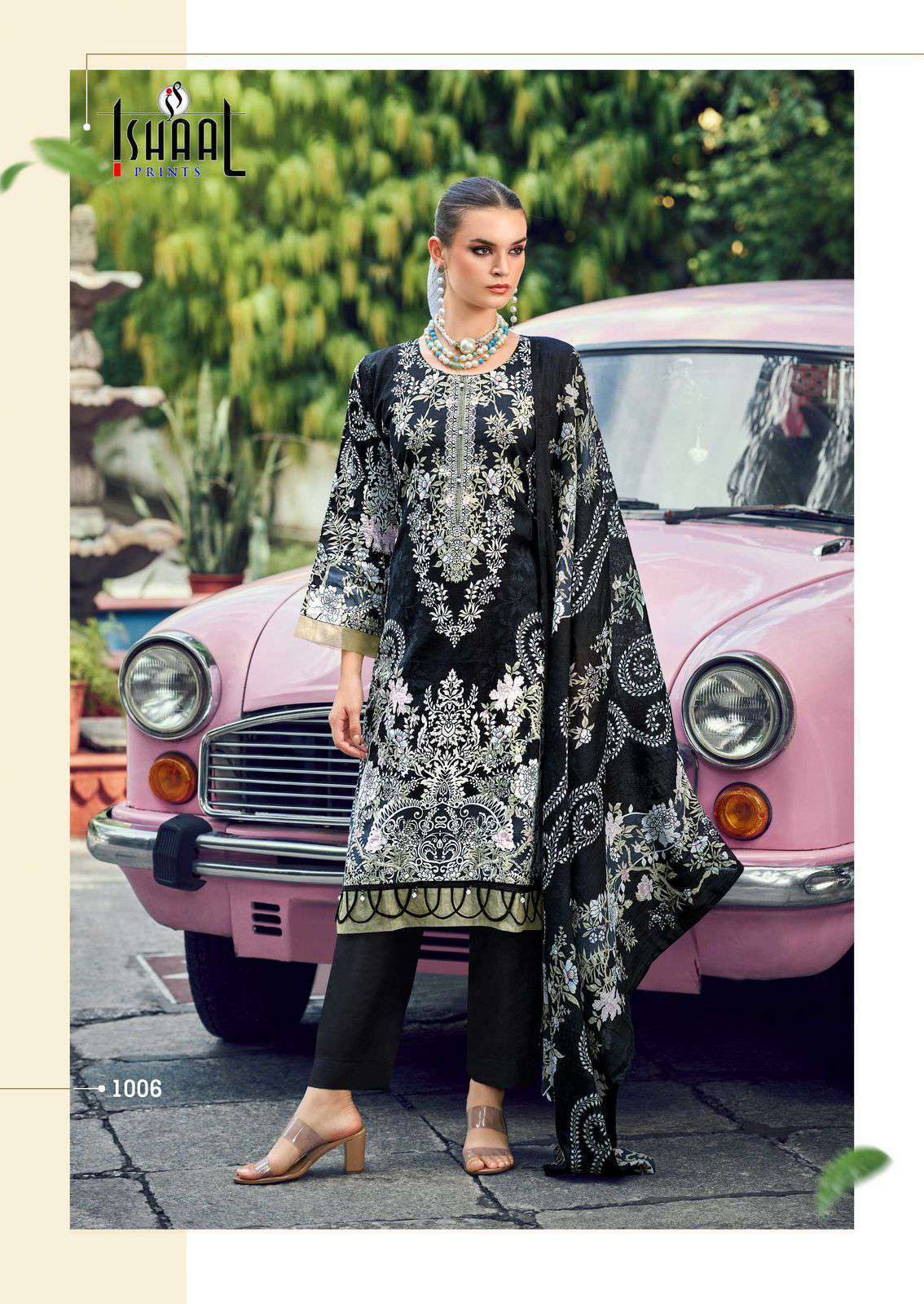 ISHAAL PRINT GULMOHAR COMBO 2025 LAWN COTTON EMBRODERY WORK SALWAR KAMEEZ WHOLESALER 