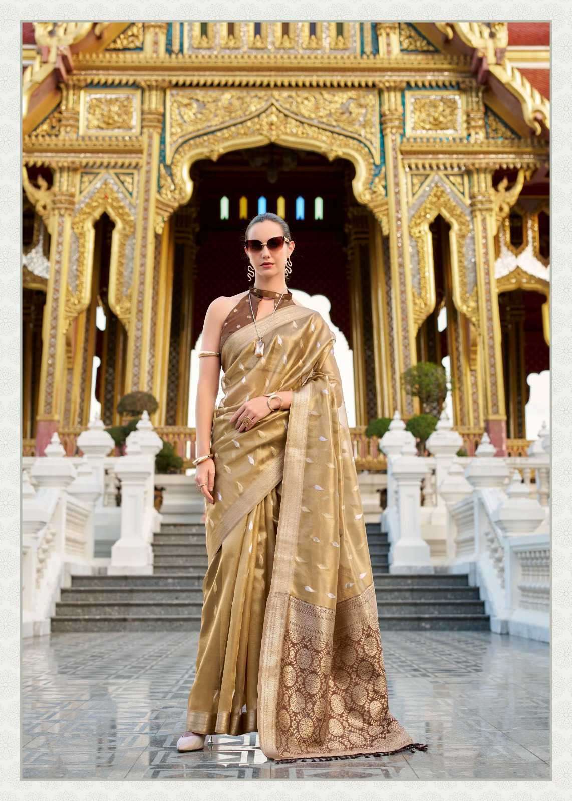 RAJPATH GOOD TIMES TISSUE SILK PARTYWEAR SAREE COLLECTION DEALER IN INDIA 