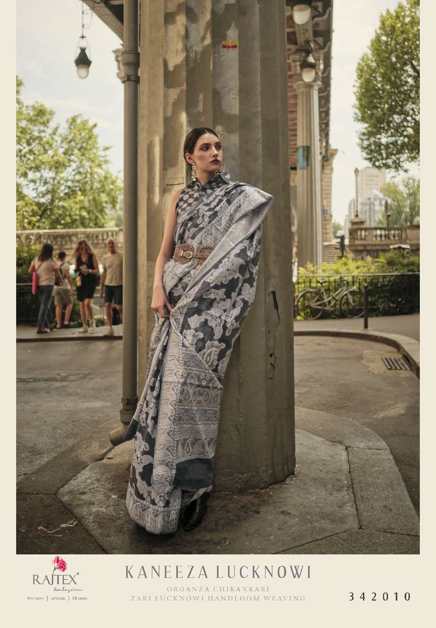 RAJTEX KANEEZA LUCKNOW HANDLOOM SILK DESIGNER PARTYWEAR SAREE CATALOG DEALER IN INDIA