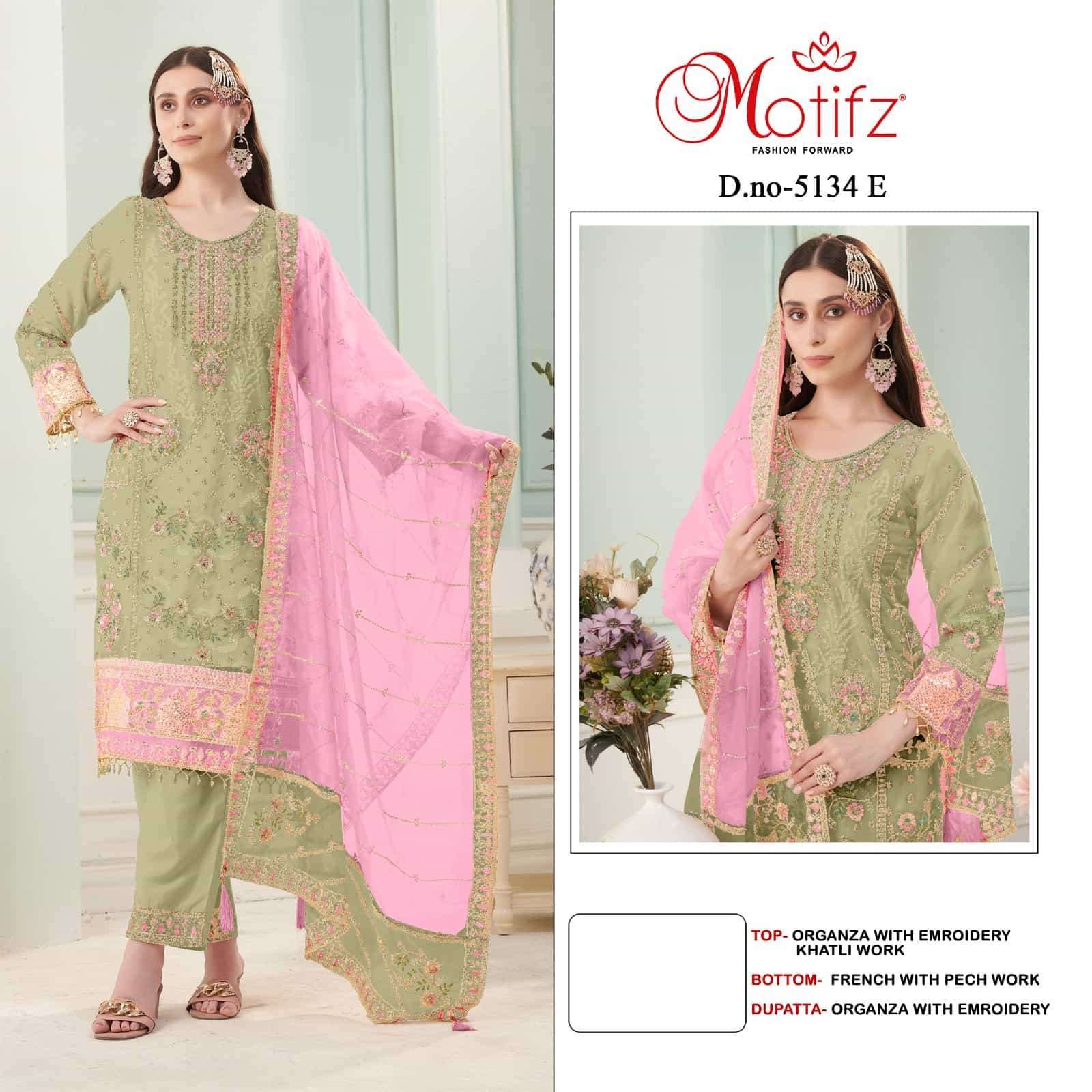 MOTIFZ D 5134 COLOURS DESIGNER PAKISTANI SUIT CATALOG SUPPLIER 