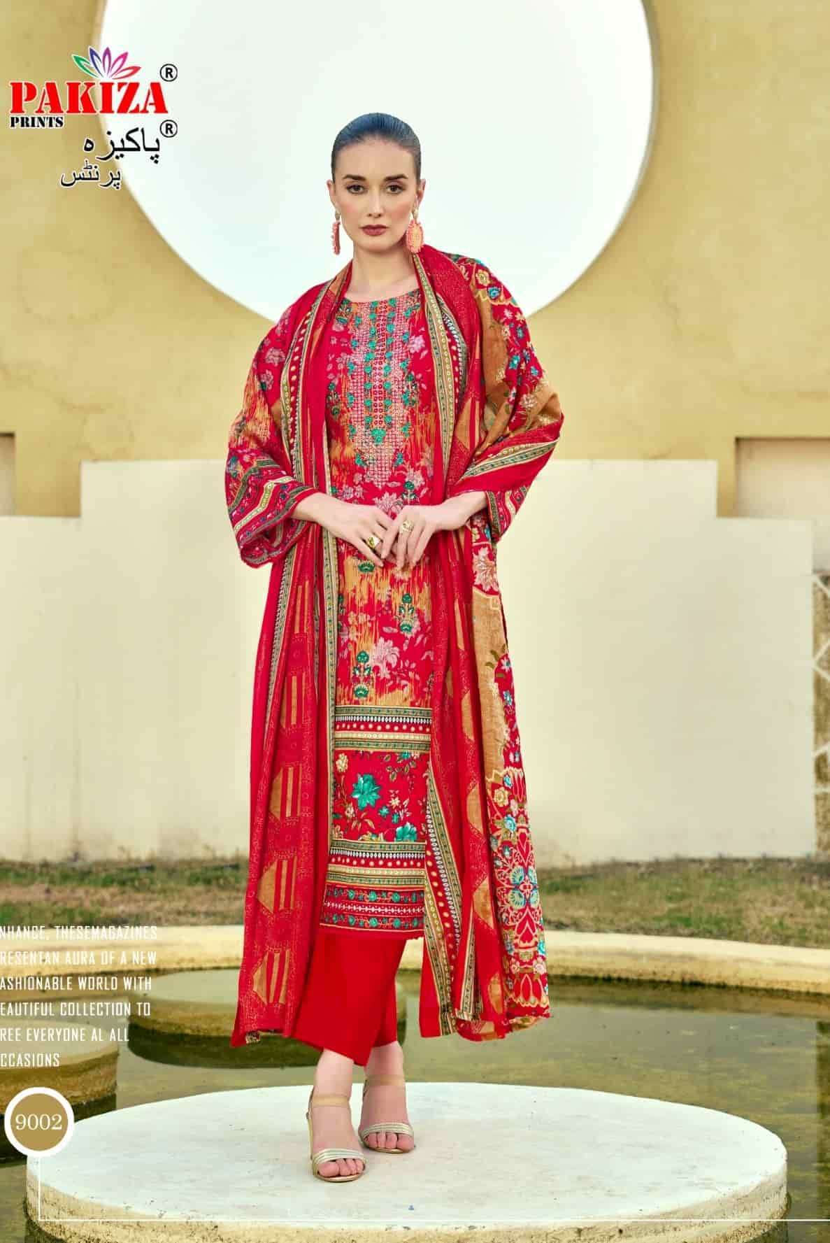 PAKIZA PRINTS FARMAISHA VOL-9 JAM SATIN PRINTED STYLISH SALWAR KAMEEZ CATALOG SUPPLIER  