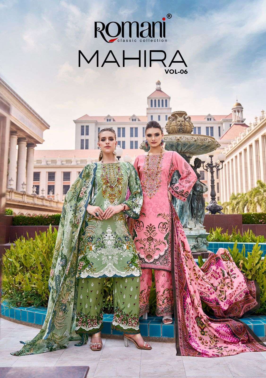 ROMANI MAHIRA VOL-6 SOFT COTTON DIGITAL PRINTED SALWAR KAMEEZ WHOLESALE RATE