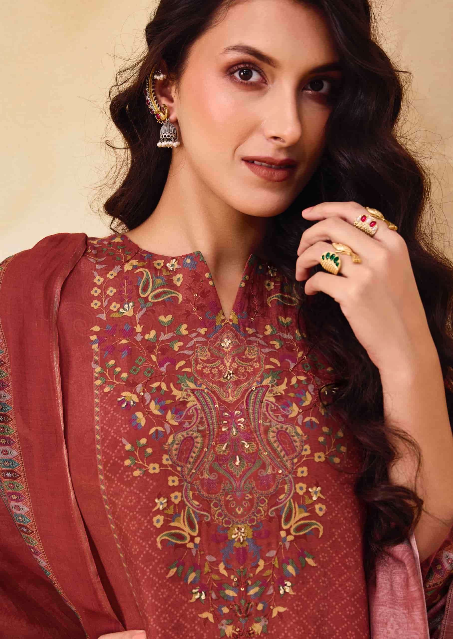 SADHANA FASHION OLIVIA MUSLIN SILK DIGITAL PRINTED SALWAR KAMEEZ WHOLESALE RATE