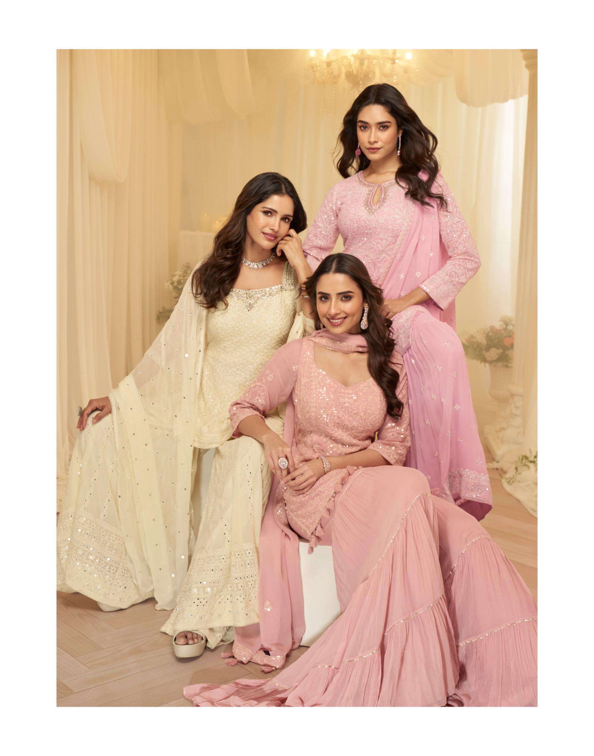 SAYURI DESIGNER ASMITA 10203 TO 10205  DESIGNER GHARARA SUIT CATALOG BEST RATE 