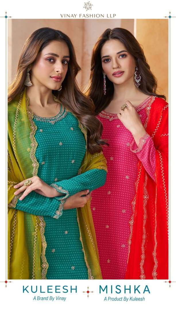 VINAY FASHION KULEESH MISHKA DIGITAL PRINTED SOFT CHINON PARTYWEAR SALWAR KAMEEZ SUPPLIER 
