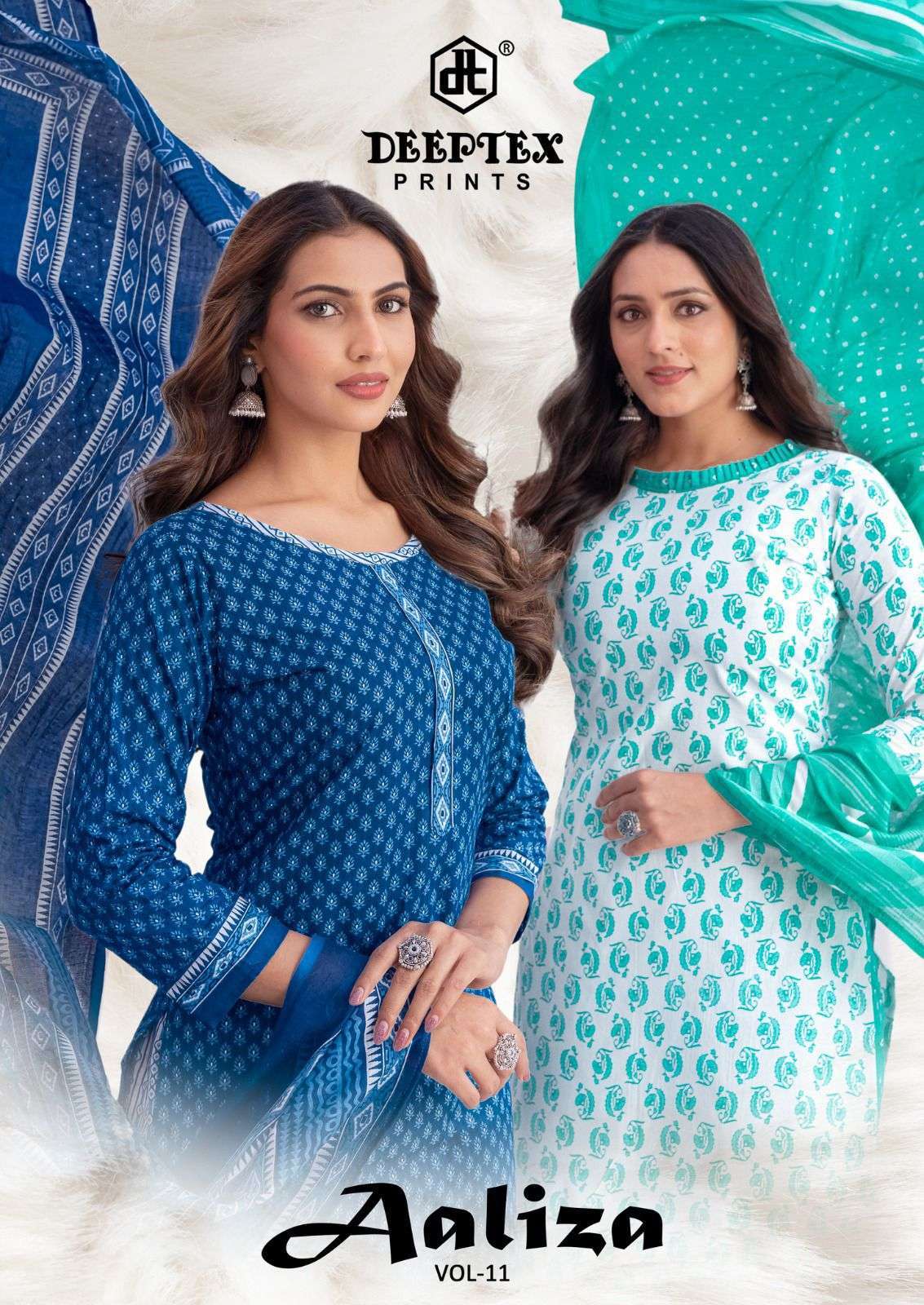 DEEPTEX AALIZA VOL-11  COTTON  PRINTED DRESS MATERIAL WHOLESALER IN SURAT 