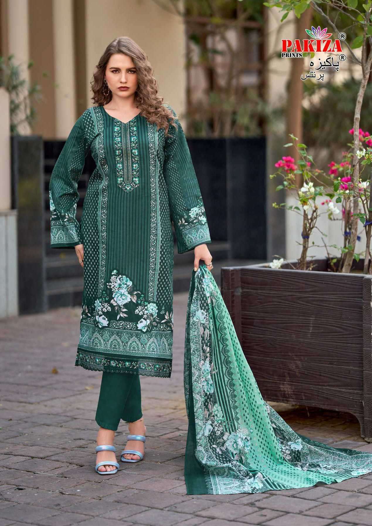 PAKIZA PRINTS FARMAISHA VOL-13 JAM SATIN PRINTED STYLISH SALWAR KAMEEZ CATALOG SUPPLIER  