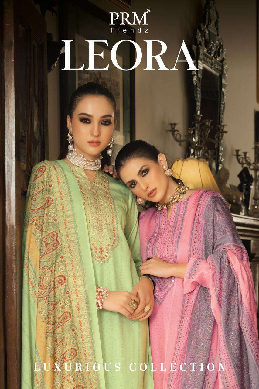 PRM TRENDZ LEORA JAM SILK FANCY EMBRODERY WORK SALWAR KAMEEZ CATALOG SUPPLIER