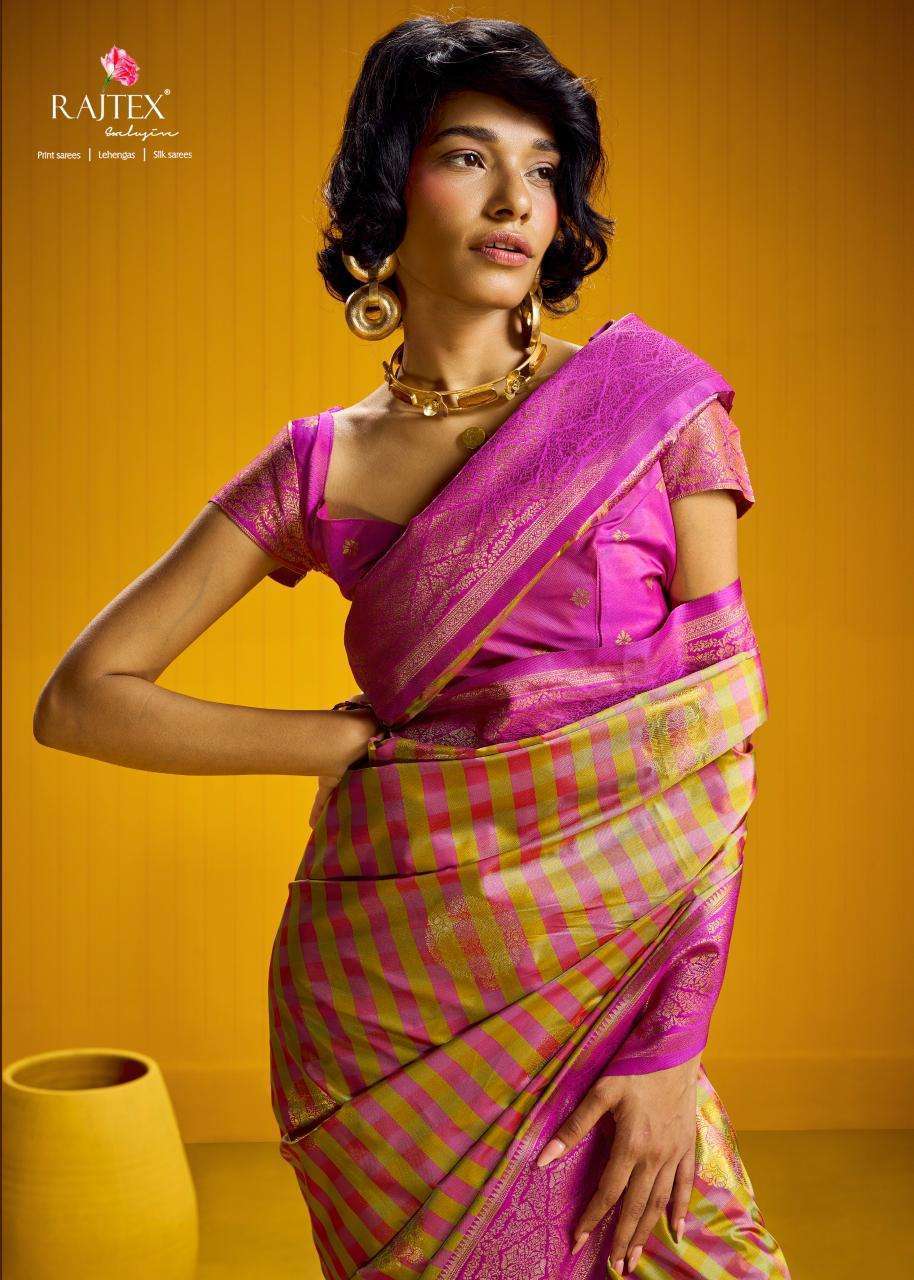 RAJTEX RUBAB PURE SILK SAREE DESIGNER SAREE CATALOG EXPORTER 