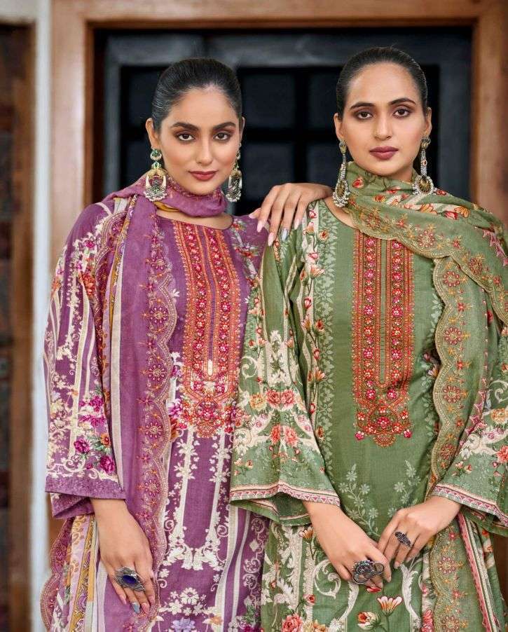 RIAZ ARTS FARAH CAMRIC COTTON DIGITAL PRINT WITH EMBRODERY SALWAR KAMEEZ DEALER 