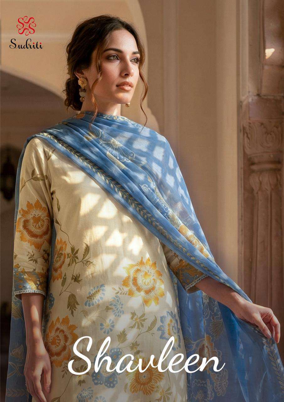 SUDRITI SHAVLEEN LAWN COTTON DIGITAL PRINTED SALWAR KAMEEZ CATALOG SUPPLIER