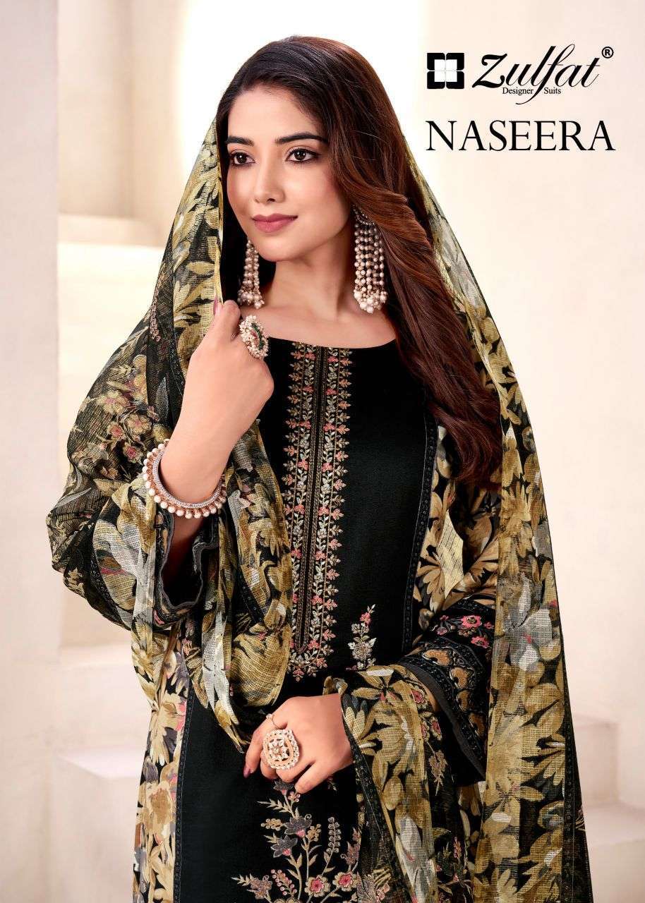 ZULFAT DESIGNER NASEERA JAM COTTON DIGITAL PRINTED SALWAR KAMEEZ DEALER IN INDIA 