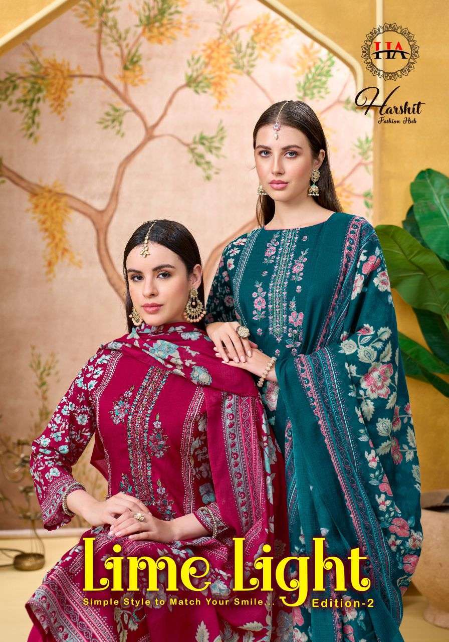 HARSHIT FASHION LIME LIGHT VOL-2 FANCY RAYON SALWER KAMEEZ SUIT COLLECTION WHOLESALER 