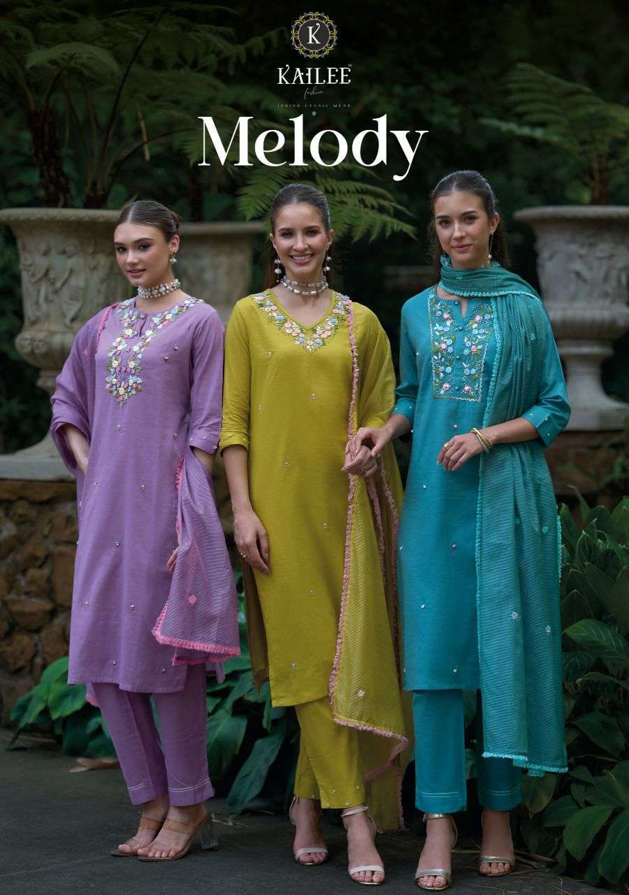 KAILEE MELODY COTTON WITH FANCY HAND WORK READYMADE SALWAR KAMEEZ – WHOLESALE PRICE SURAT