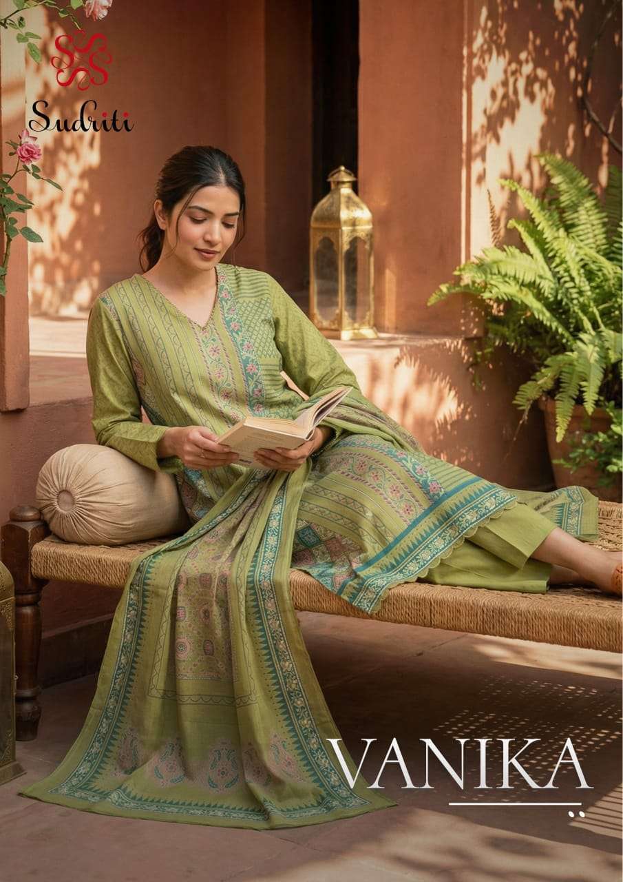 SUDRITI VANIKA COTTON DIGITAL PRINTED WITH EMBROIDEREY SALWAR KAMEEZ WHOLESALE PRICE SURAT 