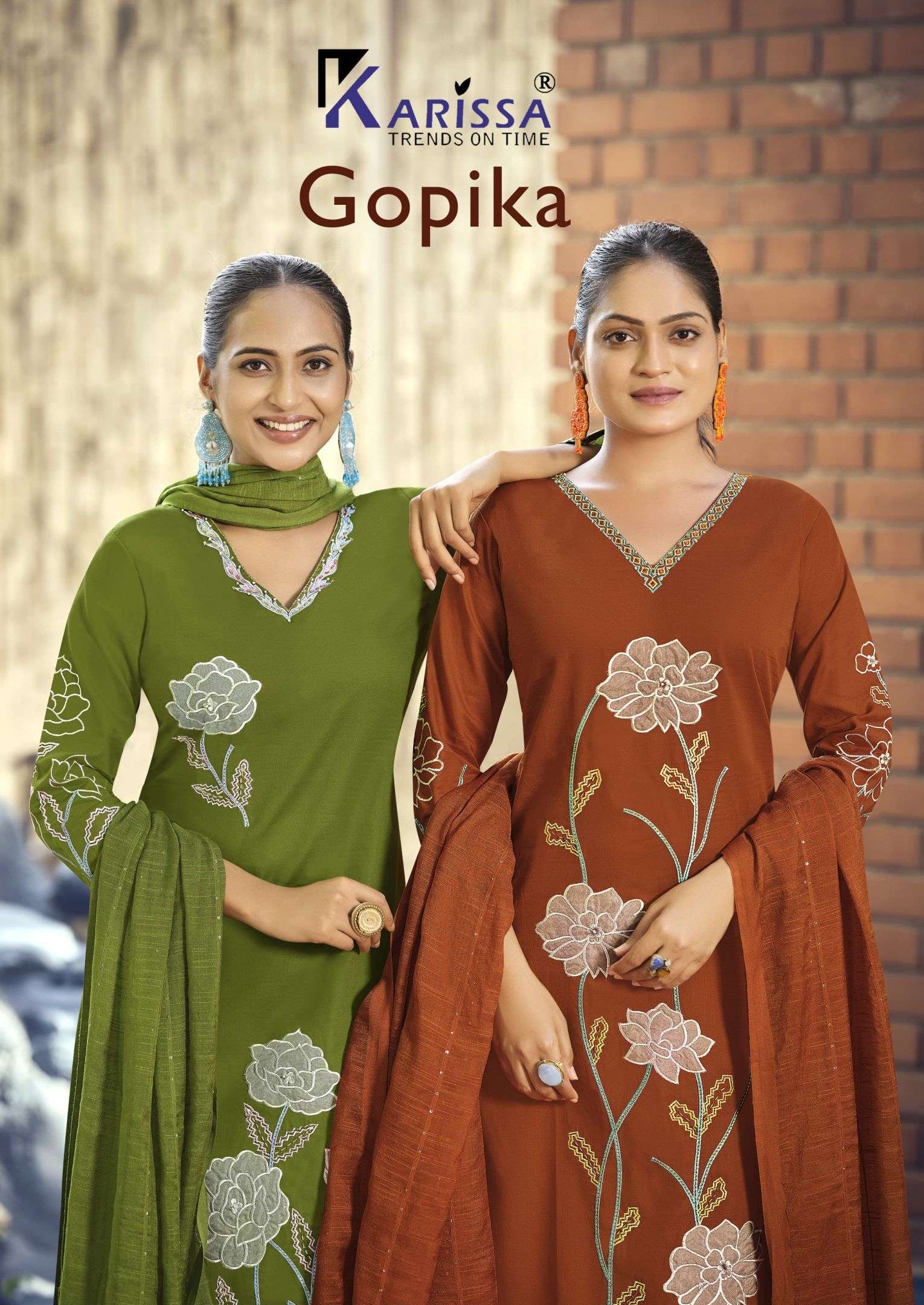 KARISSA GOPIKA HEAVY BOMBAY COTTON TRREAD WORK READYMADE SALWAR KAMEEZ WHOLESALE PRICE IN SURAT 